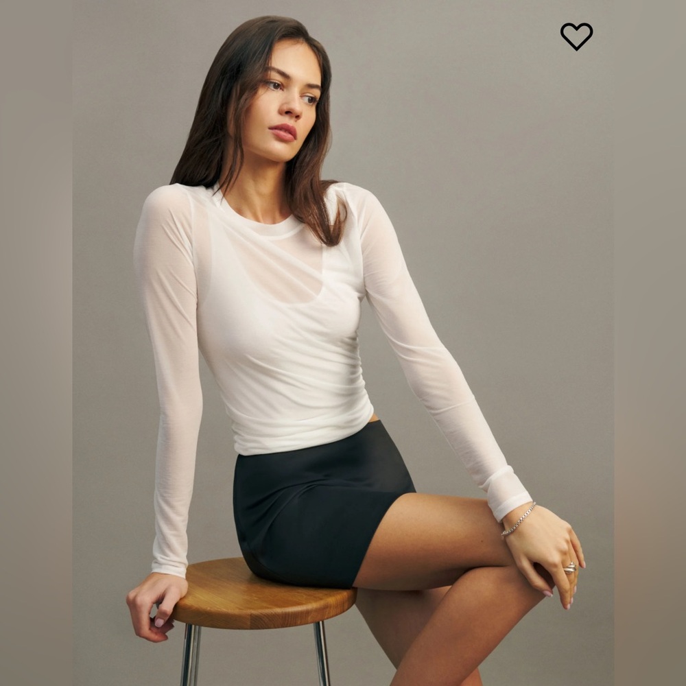 NWT Reformation Seline Knit Top